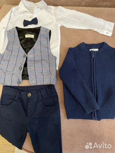 Костюм утренник брюки рубашка на мальчика