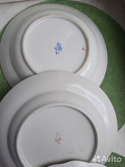 Тарелки гл Дулево 1956 г 1963