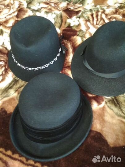 Шляпа фетровая женская