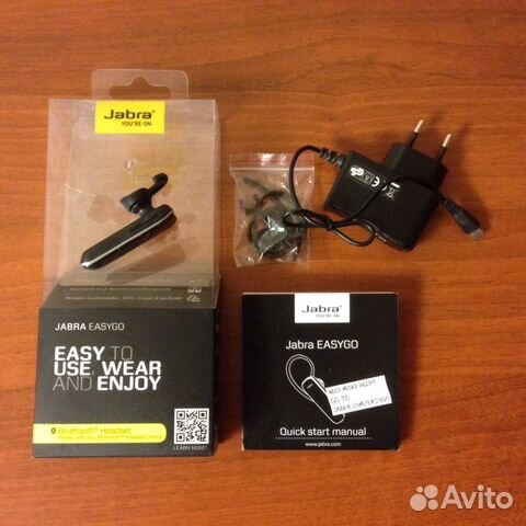 Гарнитура Jabra EasyGo Bluetooth Headset купить в Москве | Электроника |  Авито