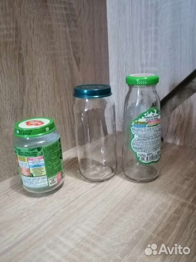 Банка стеклянная от детского питания