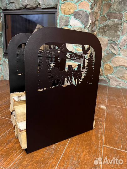 Дровница для камина