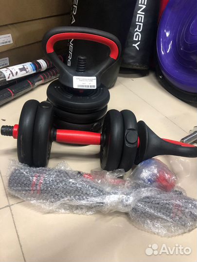 Набор тяжелоатлетический пластик 10 кг