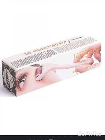 Мезороллер массажер для лица Us medica. Новый