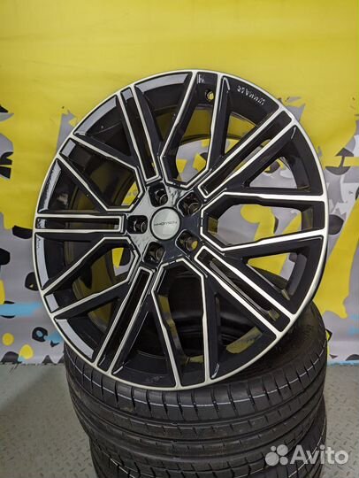 Диски Khomen Wheels R21 Black-FP для Tesla