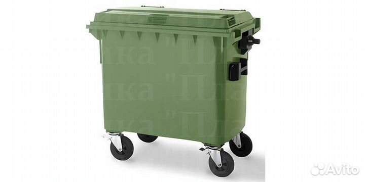 Мусорный евроконтейнер пластиковый 770л S2951