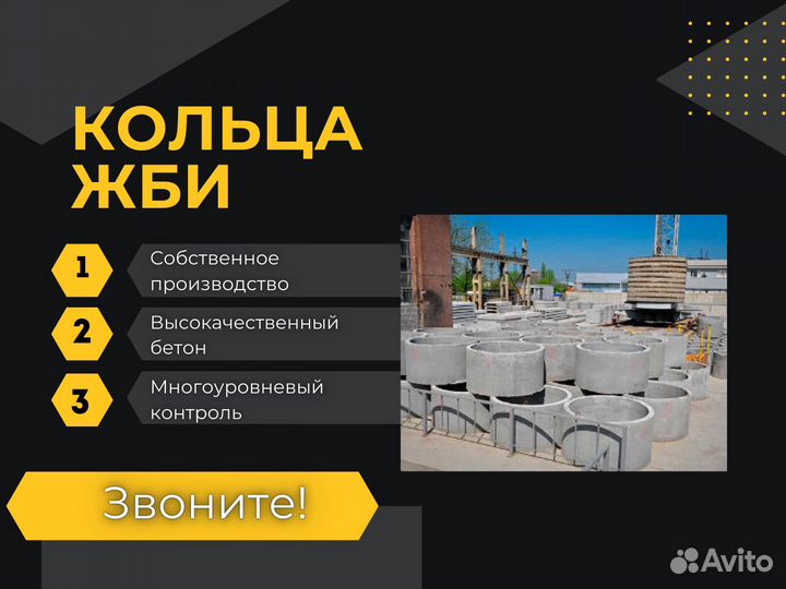 Бетонные кольца (жби) / Производство