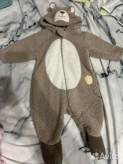 Флисовый комбинезон 62