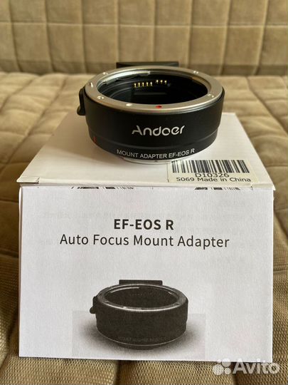 Переходник адаптер Canon r RF eos ef