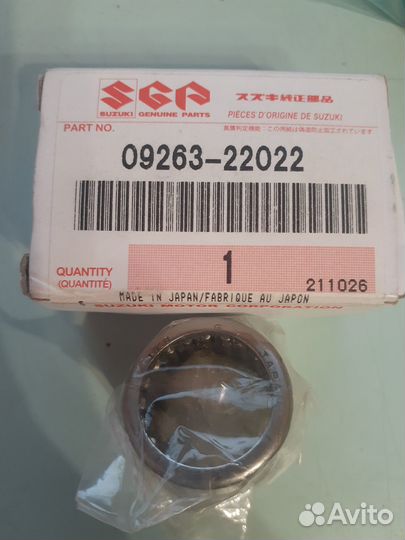 Подшипник Suzuki 09263-22022