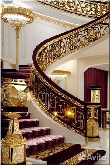 Кованые перила для лестниц