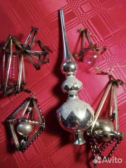 Елочные игрушки наконечник СССР