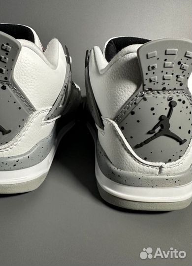 Кроссовки Air Jordan 4 White Oreo Люкс