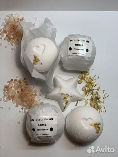 Бомбочки для ванны ручной работы 