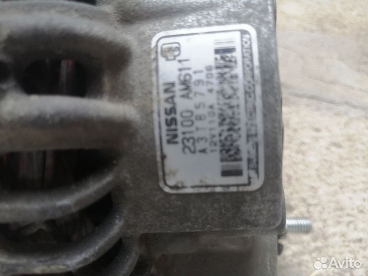 Генератор nissan elgrand