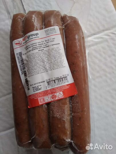 Сосиски для хот дога. Котлеты для гамбургера