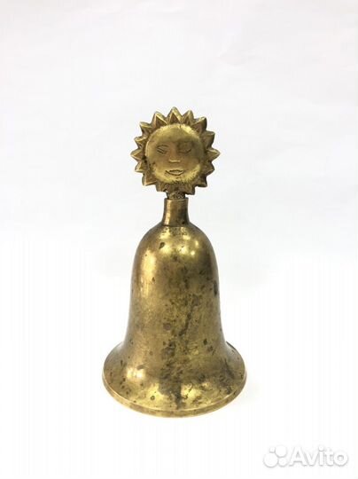 Старинный бронзовый Колокольчик