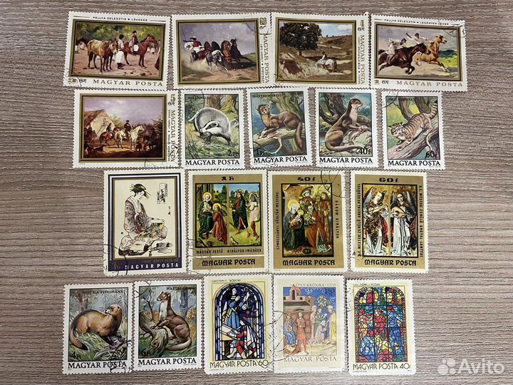 Почтовые марки Венгрии 1971-1979