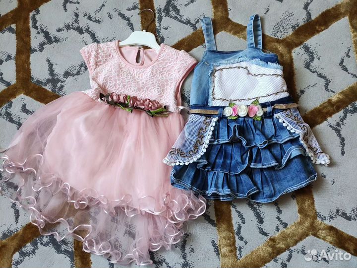 Платье для девочки 86