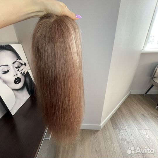 Система волос, парик натуральный волос