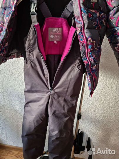 Зимний комбинезон для девочки 98