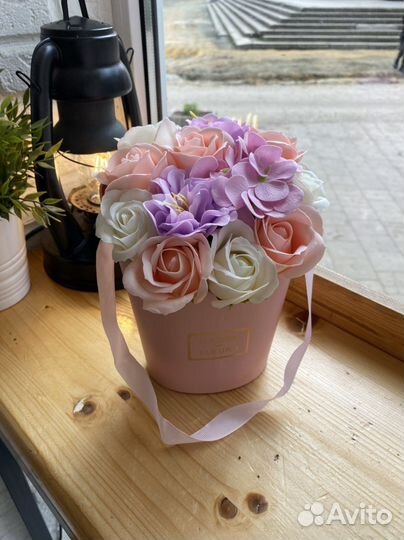 Букет из мыльных роз на последний звонок