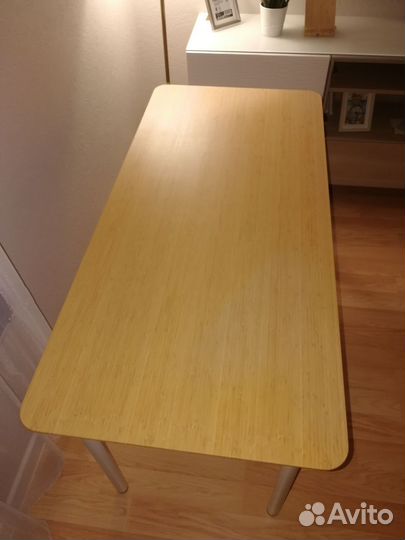 Стол икеа IKEA hilver бамбуковый