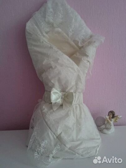 Зимний конверт-одеяло на выписку, теплый