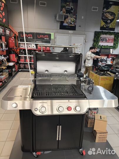 Газовый гриль Weber Genesis E-335 + вертел