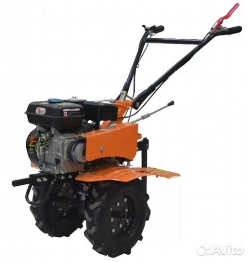 Мотоблок 7 л.с., фрезы и колеса 4х8