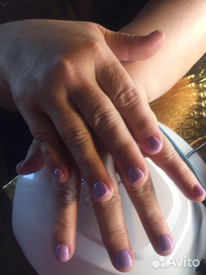 Маникюр с покрытием гель лак