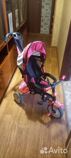 Детский велосипед с ручкой бу