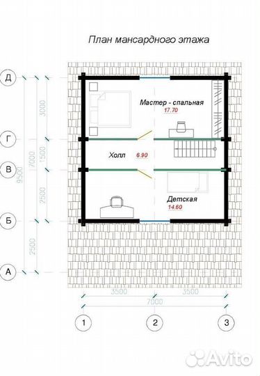 Дом Зенит 100м2 под заказ на вашем участке