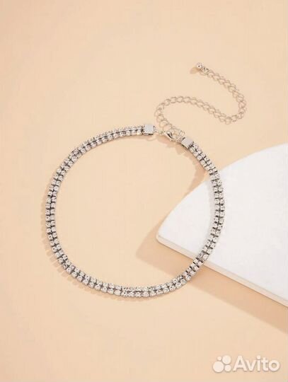 Чокер со стразами