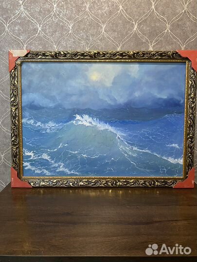 Картина интерьерная 50*70 в раме, холст, масло