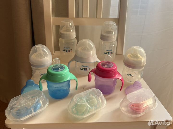 Avent, NUK поильник, бутылочки 125, 260, 150, 270