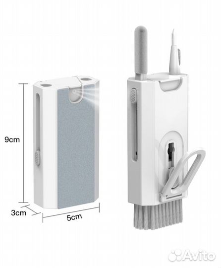 Щётка для чистки гаджетов 8в1/опт