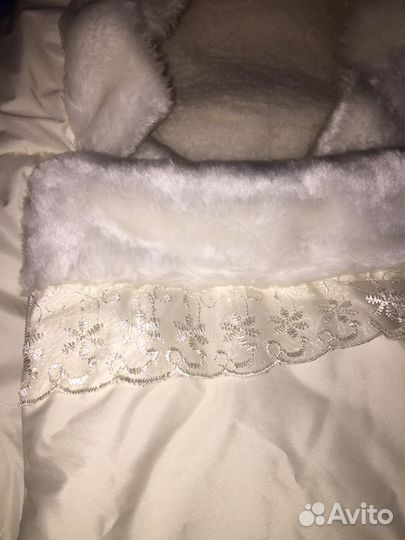 Зимний конверт для новорождённого