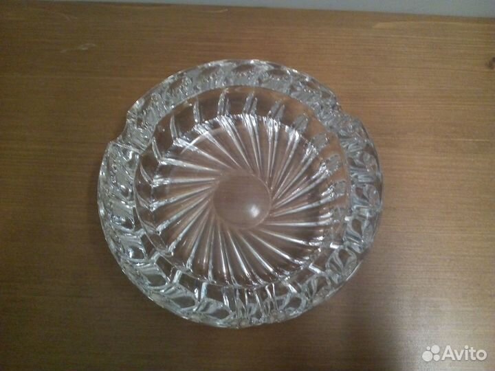 Хрустальная пепельницы 2 шт. СССР