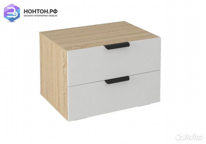 Тумба Норд Т2Я-600 дуб сонома / белый