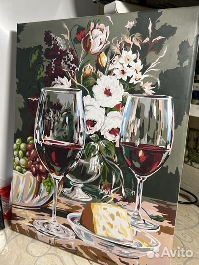 Готовая картина по номерам