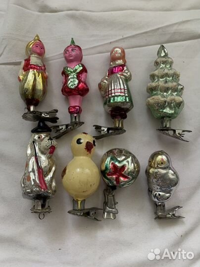 Елочные игрушки СССР