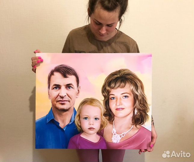 Портрет по фото в подарок