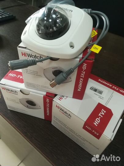 3 шт HD-TVI Камеры HiWatch DS-T251 3,6mm