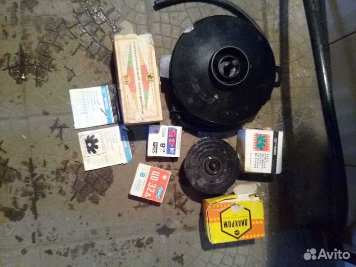 Фотобумага химия фото кассеты СССР бачок для прояв