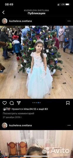Нарядное платье для девочки