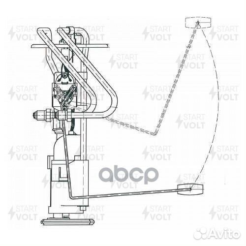 Модуль топливного насоса для а/м Лада 21044 1.6