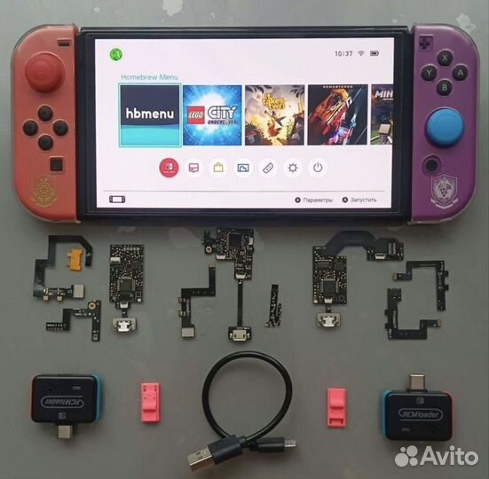 Аксессуары для nintendo switch oled lite 1/2rev