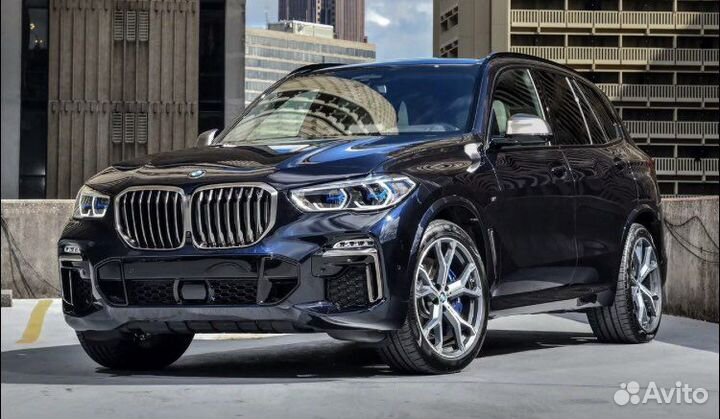 Вставки в бампер bmw g05, 50d/50i