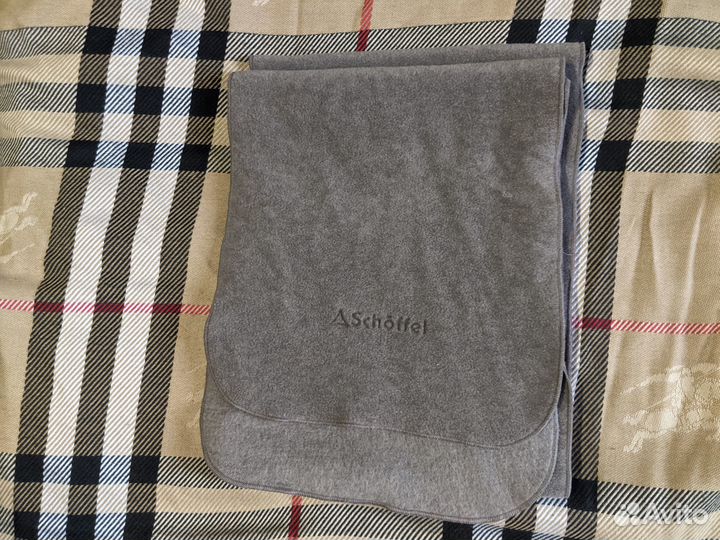 Шотландский шерстяной шарф. Флисовый шарф Schoffel